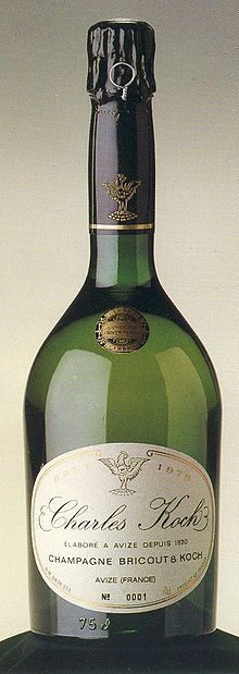 Photo d'une bouteille de Champagne Charles Koch cuvée 78