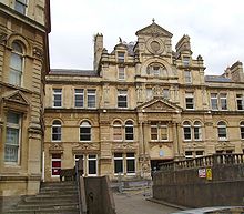 Vue de face du Coal Exchange