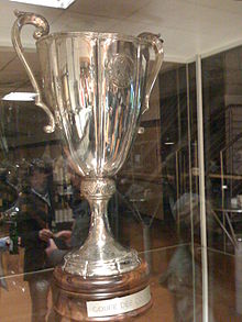 Le trophée de vainqueur de la coupe des vainqueurs de coupes