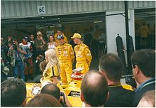 Photo de Damon Hill et Ralf Schumacher au Grand Prix de Grande-Bretagne 1998