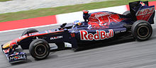 Photo de Daniel Ricciardo, pilote essayeur chez Toro Rosso, qui remplace Sébastien Buemi lors de cette séance d'essais