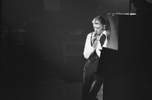 David Bowie sur scène à Toronto, en 1976