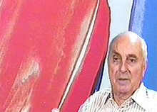Olivier Debré, capture d'écran d'une vidéo de l'Encyclopédie audiovisuelle de l'art contemporain.