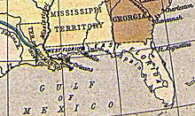  Carte de la Floride en 1810.