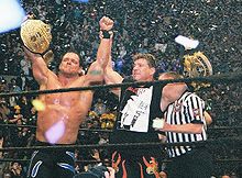 Eddie et Chris Benoit fêtant leur règne