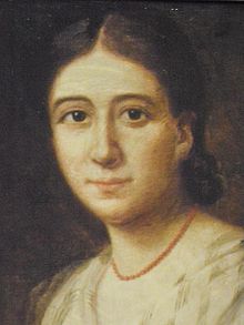 Portrait de Pauline Jaricot conservé en l'église St-Nizier de Lyon