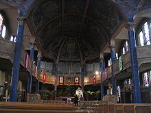 Photographie de l’intérieur de l’église Notre-Dame-des-Malades