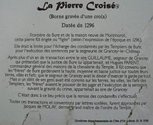 Explications de la borne la pierre croisée.JPG