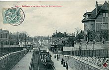 La gare en 1905.