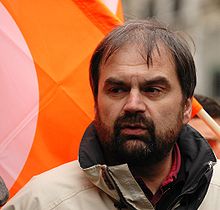 François Chérèque à une manifestation contre le contrat première embauche à Paris, le 7 mars 2006.