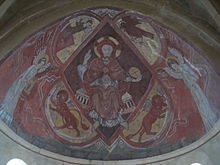 La fresque de l'abside.