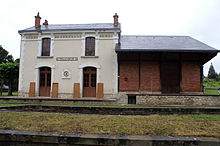 La gare de Pellevoisin.