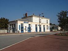 La gare de Houdan.