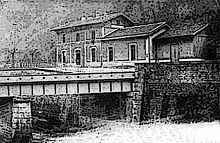 La gare de Tenay vers 1900