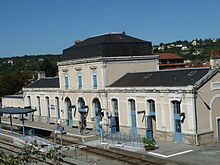 La gare de Villefranche-de-Rouergue.