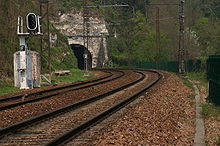 Sortie sud du souterrain d'Essonnes à proximté de la gare du Plessis-Chenet.