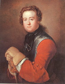 Georg Wenzeslaus, baron de Knobelsdorff.Portrait par Antoine Pesne (1738)