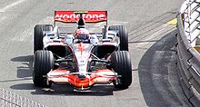 Photographie de la monoplace de Heikki Kovalainen lors des essais libres du Grand Prix