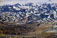 Vue des montagnes de l’Himalaya.
