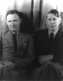 Christopher Isherwood (à gauche) et W. H. Auden (à droite), photographiés par Carl Van Vechten, 1939