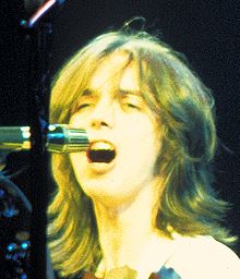 Jimmy McCulloch en concert avec les Wings en 1976
