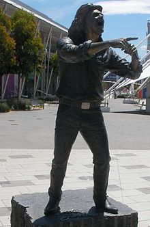 Statue de John Farnham par Peter Corlett à Melbourne
