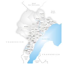 Karte Gemeinden des Bezirks Nyon 2008.png