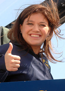 Kelly Clarkson en mai 2006