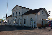 La gare de La Ferté-Saint-Aubin.