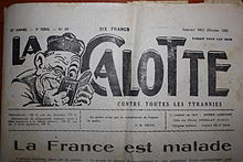 En tête du journal La Calotte de Janvier 1951