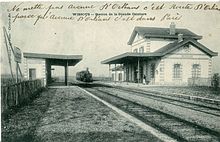 La gare de Wissous vers 1905.