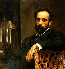Isaac Levitan. Portrait par Valentin Serov (1893)