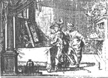 Gravure illustrant Liefdens behendicheyt, de 1638 de Frederico Cornelio de Conincq