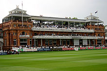 Photographie représentant Lord's, un stade de cricket situé à Londres