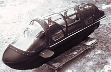 Vue de haut d'un sous-marin biplace Mark V