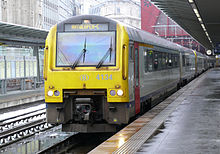 Train à la gare d'Anvers