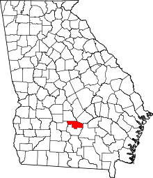 Map of Georgia highlighting Ben Hill County.svg