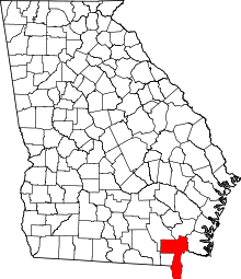 Map of Georgia highlighting Charlton County.svg