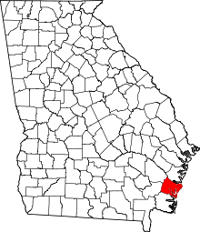 Map of Georgia highlighting Glynn County.svg