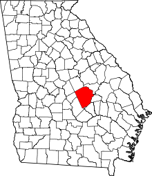 Map of Georgia highlighting Laurens County.svg