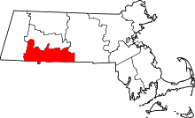 Map of Massachusetts highlighting Hampden County.svg