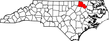 Map of North Carolina highlighting Halifax County.svg