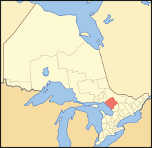 Map of Ontario PARRY SOUND.svg