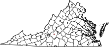 Map of Virginia highlighting Bedford City.svg