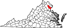 Map of Virginia highlighting Prince William County.svg