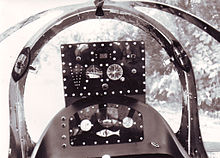 Vue des instruments de navigation du Mark V