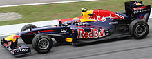 Photo de Mark Webber au Grand Prix de Malaisie 2011