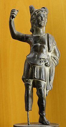 Mars cuirassé, figurine en bronze, IIe - IIIe siècles