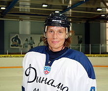 Photographie de Maksim Afinoguenov avec le Dinamo