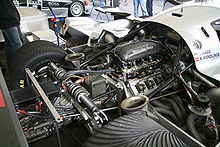 Photo du moteur Mercedes-Benz M119 des Sauber C11.